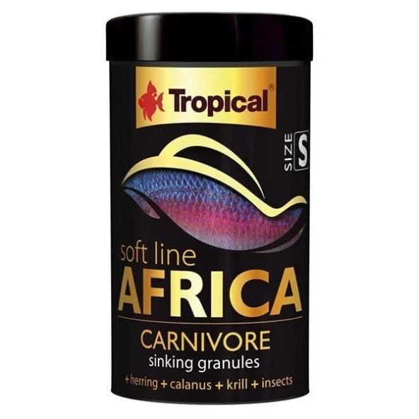 Tropical Soft Line Africa Carnivore Size S Balık Yemi 100 ml