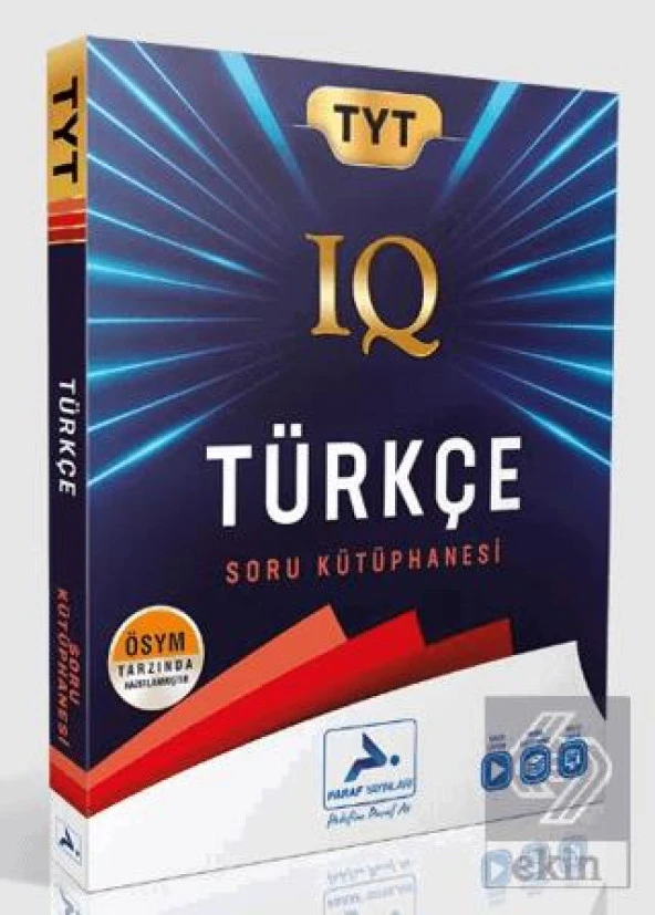 TYT IQ Türkçe Soru Kütüphanesi PRF Yayınları