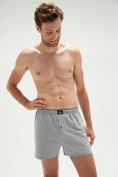 Erdem Erkek Penye Düz Renk Boxer 1400 - 3 Adet - 8