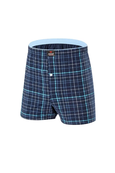 Erdem Erkek Penye Karışık Desenli Boxer 1400 - 3 Adet - 7