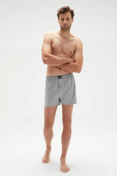 Erdem Erkek Penye Düz Renk Boxer 1400 - 3 Adet - 6