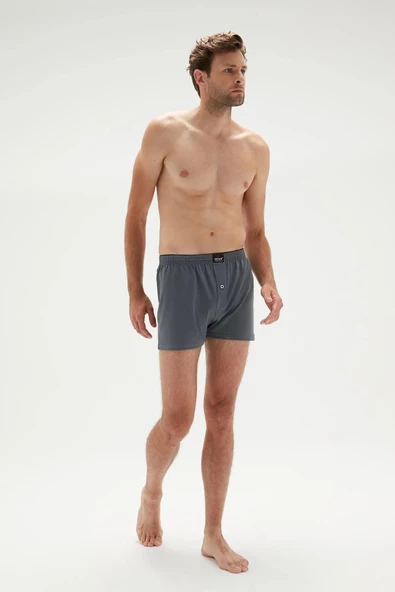 Erdem Erkek Penye Düz Renk Boxer 1400 - 3 Adet - 2