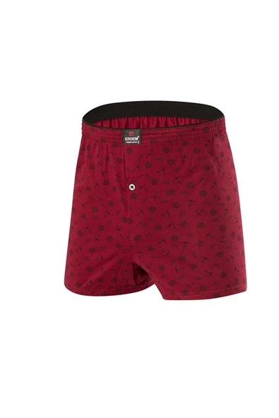 Erdem Erkek Penye Karışık Desenli Boxer 1400 - 3 Adet - 5