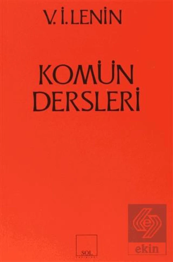 Komün Dersleri - 1