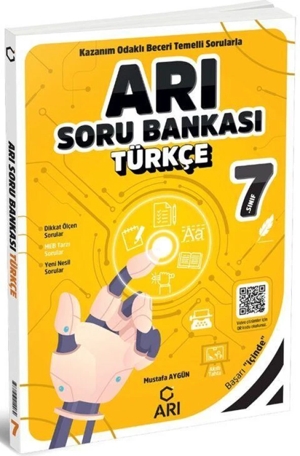7. Sınıf Türkçe Soru Bankası Arı Yayıncılık