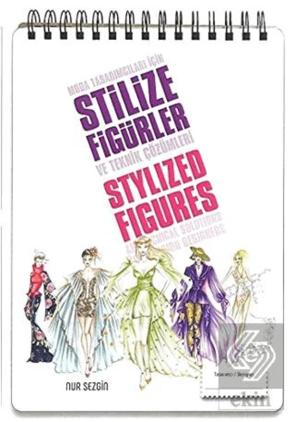 Moda Tasarımcıları İçin Stilize Figürler ve Teknik ürün görseli 1