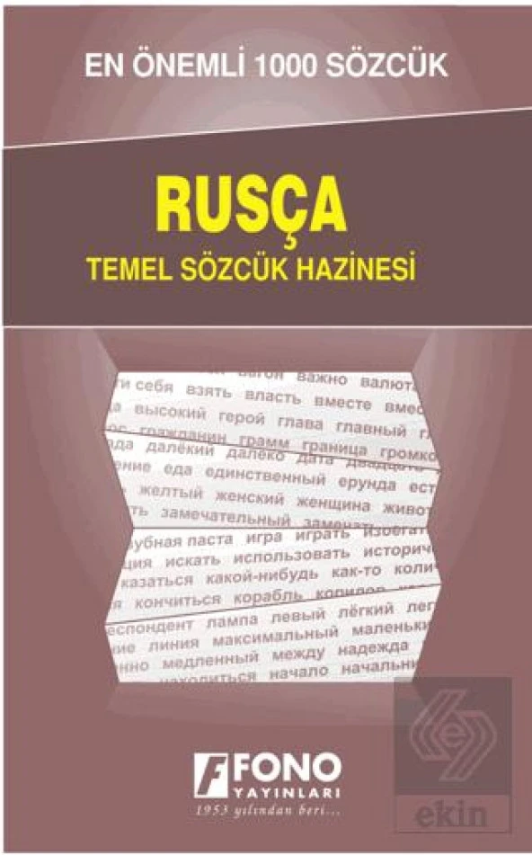 Rusçada En Önemli 1000 Sözcük