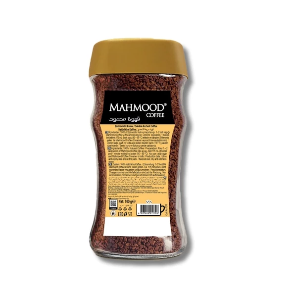 Mahmood Coffee Gold Granül Kahve 100 G ve Mahmood Kahve Kreması Süt Tozu 170 G - 4