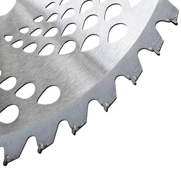 Tırpan Testeresi 40 Diş Elmas Daire Testere Ot Çalı Çim Kesme Tırpan Makine Bıçağı 255mm - 2