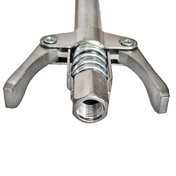 Çift Mandallı Gres Tabancası Pompa Ucu 10000PSI Gres memesi Yağ Pompası Şırınga Yağlayıcı Gresörlük Kuplörü - 3