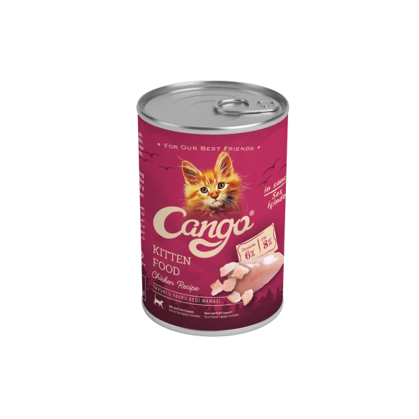 Cango Yavru Yaş Kedi Maması Tavuklu 415Gr