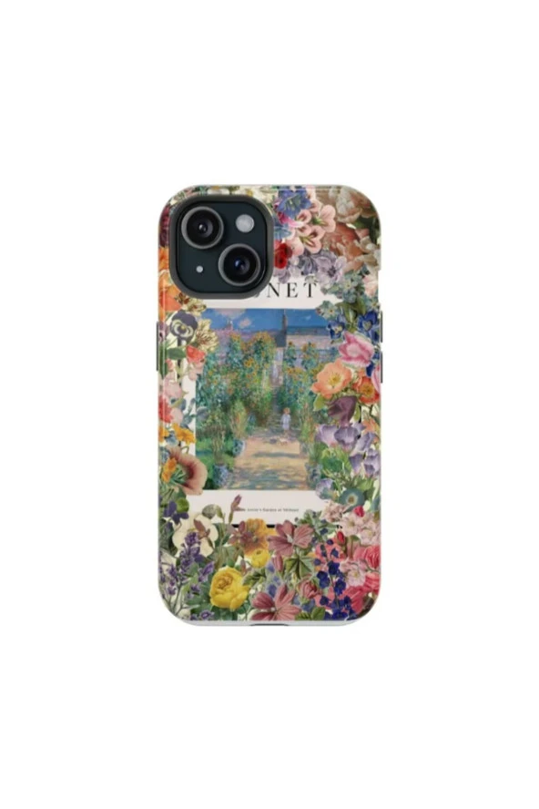 iPhone 11 Pro Uyumlu Silikon Kılıf -Monet Kolaj 2