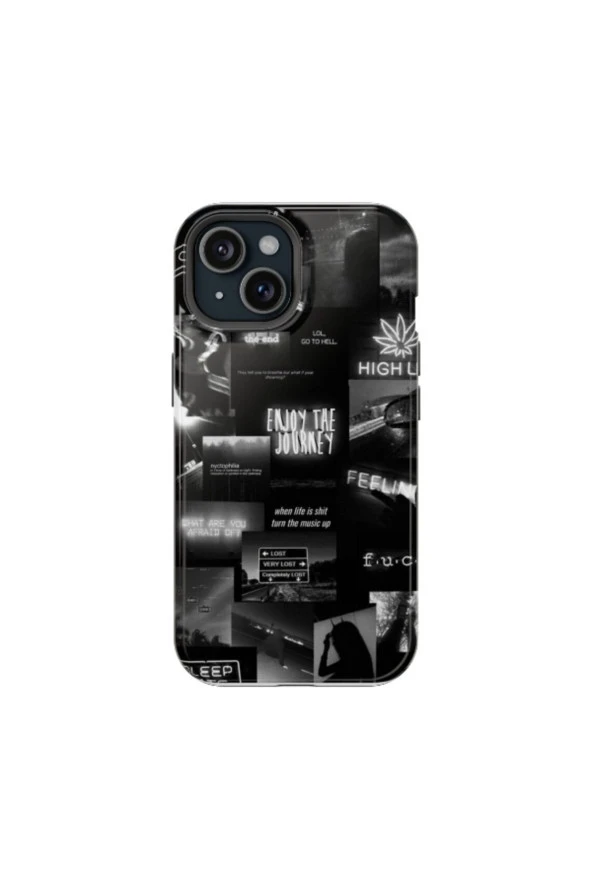 iPhone 11 Pro Max Uyumlu Silikon Kılıf - ENJOY THE JOURNEY