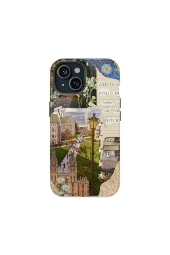 iPhone 14 Pro Uyumlu Silikon Kılıf -School Kolaj