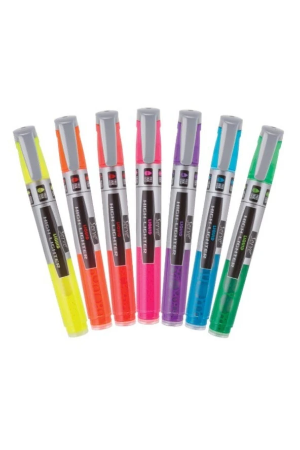 Likit Fosforlu Kalem - Fosforlu Renkler - 6lı Set