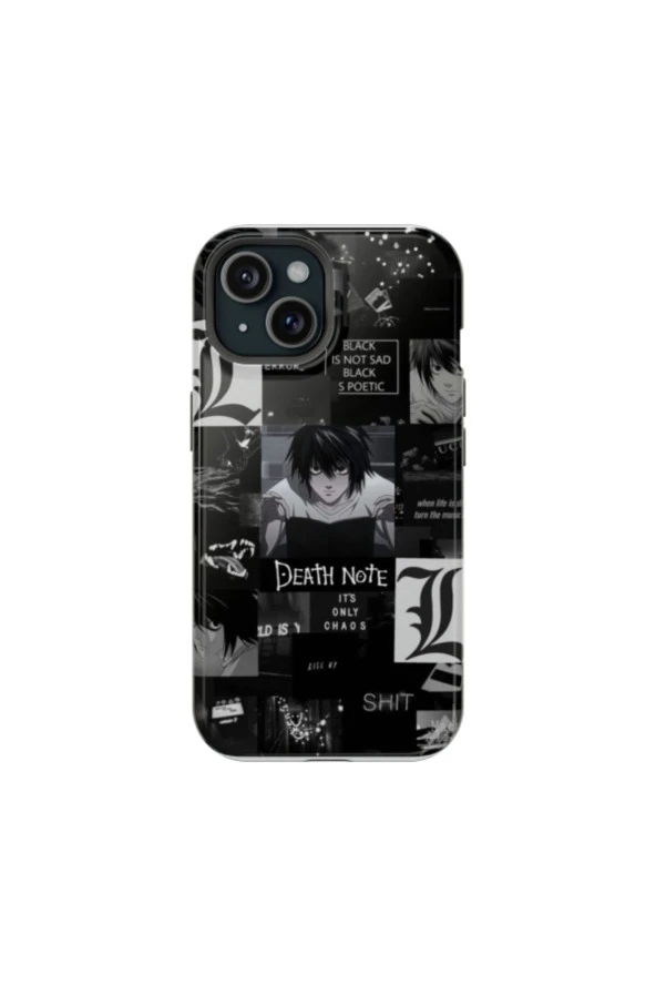 Samsung Galaxy S21 Plus Uyumlu Silikon Kılıf -  Death Note