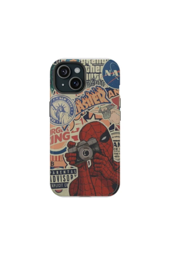 Samsung Galaxy Note 20 Uyumlu Silikon Kılıf -  Marvel Kolaj
