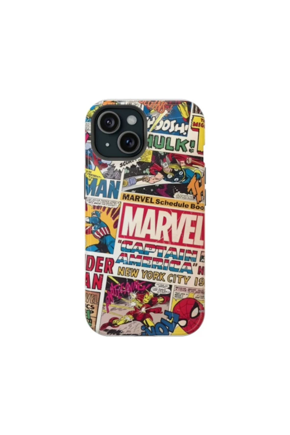 Xiaomi Redmi Note 8 Pro Uyumlu Silikon Kılıf -  Marvel Collage 2