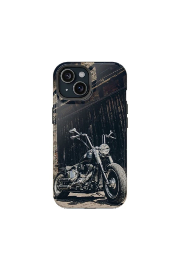 iPhone 15 Uyumlu Silikon Kılıf - HARLEY DAVIDSON