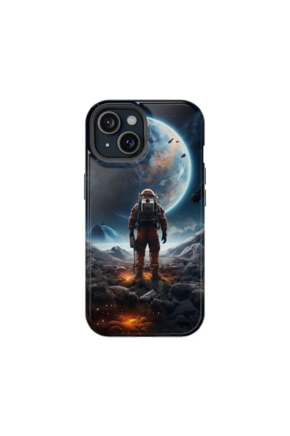 iPhone 14 Plus Uyumlu Silikon Kılıf - WARRIOR ASTRONOT