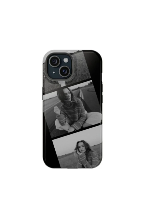 Kişiye Özel iPhone XR Uyumlu Silikon Kılıf - Kolaj 21