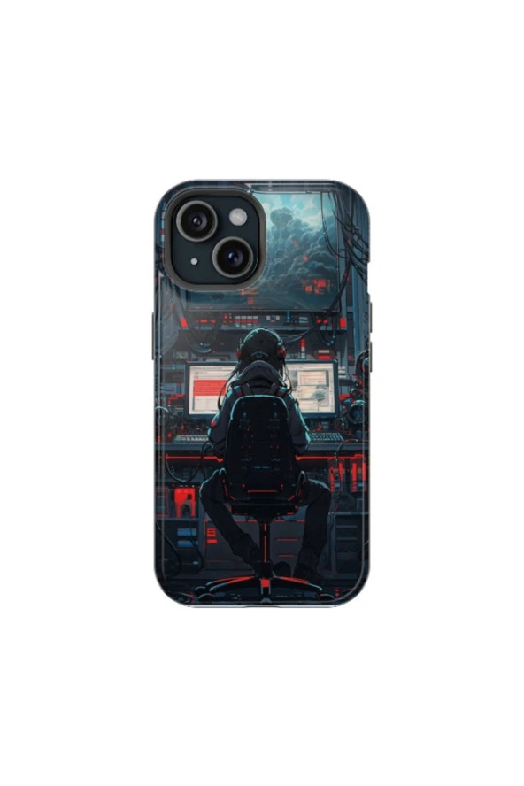 iPhone 14 Pro Max Uyumlu Silikon Kılıf - HACKER