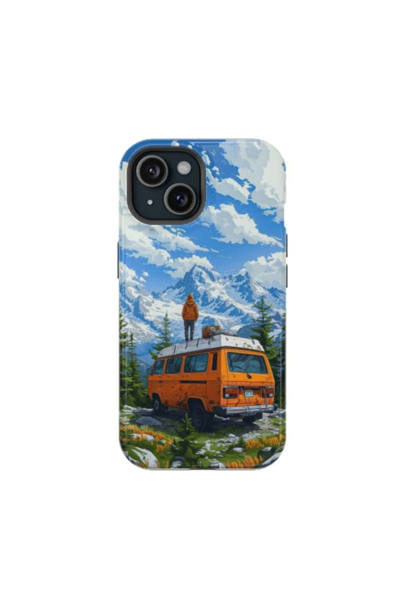 iPhone 12 Pro Uyumlu Silikon Kılıf - THE CAMPER