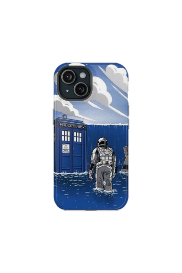 iPhone 8 Plus Uyumlu Silikon Kılıf - POLICE BOX 11