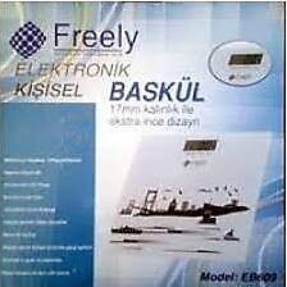 Freely Elektronik Kişisel Baskül ,Tartı Aleti ,Model EB609