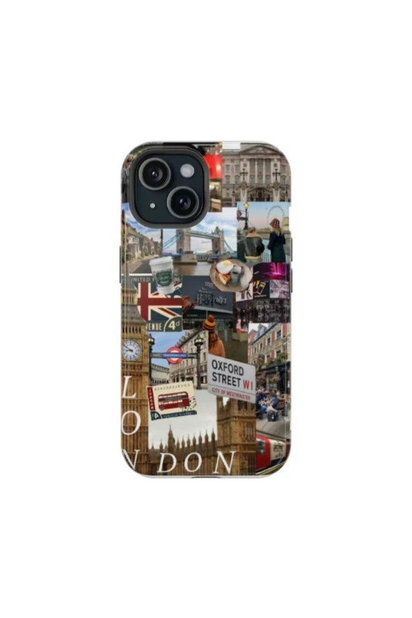 Samsung Galaxy A12 Uyumlu Silikon Kılıf -  Londra Kolaj
