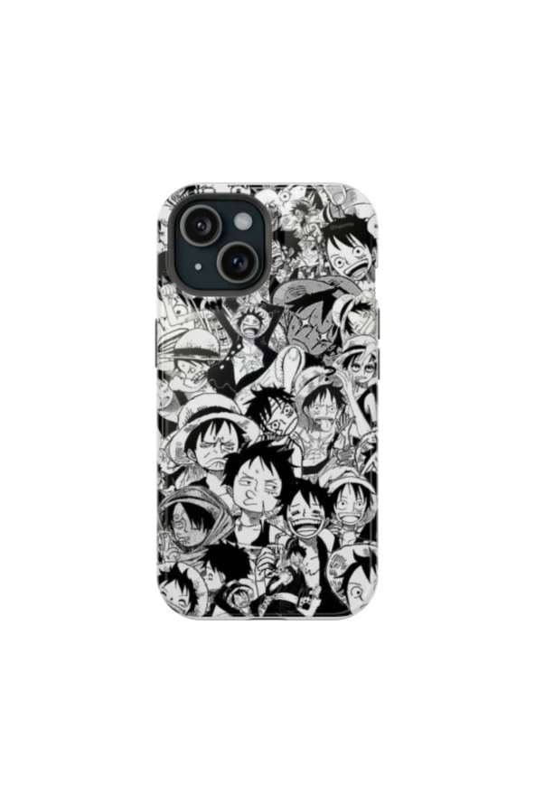 Samsung Galaxy A90 5G  Uyumlu Silikon Kılıf -  Anime Kolaj 2