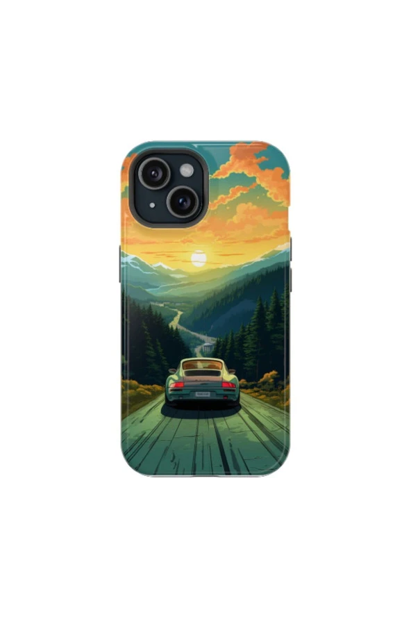 Samsung Galaxy A22 Uyumlu Silikon Kılıf - PORSCHE 911 3