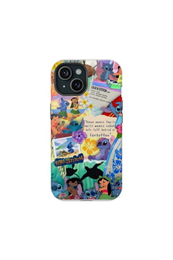 Samsung Galaxy J4 Plus Uyumlu Silikon Kılıf -  Lilo and Stitch