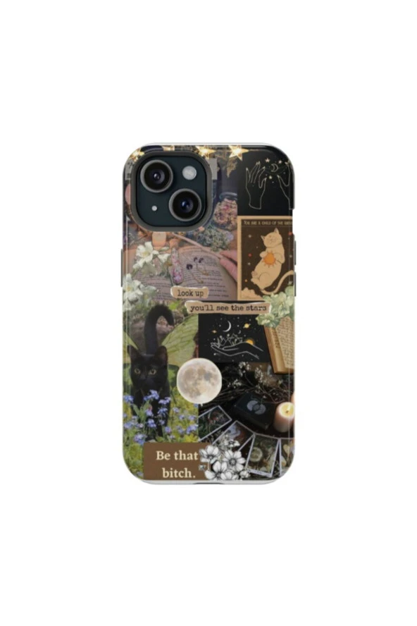 Samsung Galaxy A30s Uyumlu Silikon Kılıf -  Yukarı Bak Kolaj