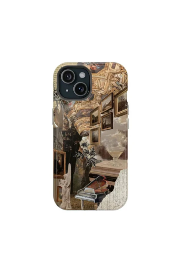 Xiaomi Redmi 13 4G Uyumlu Silikon Kılıf -  Sanat Eseri Kolaj