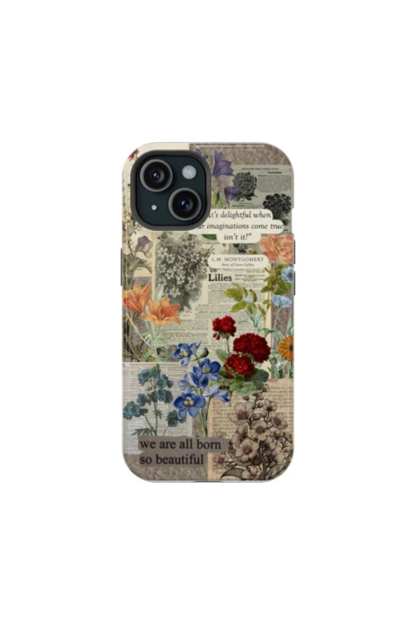 Xiaomi Redmi 9T Uyumlu Silikon Kılıf -  Zambaklar