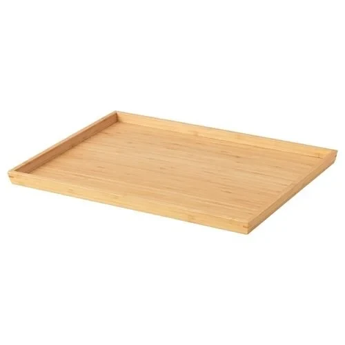 IKEA OSTBIT DEKORATİF SERVİS TEPSİ AHŞAP BAMBU 30x40 CM