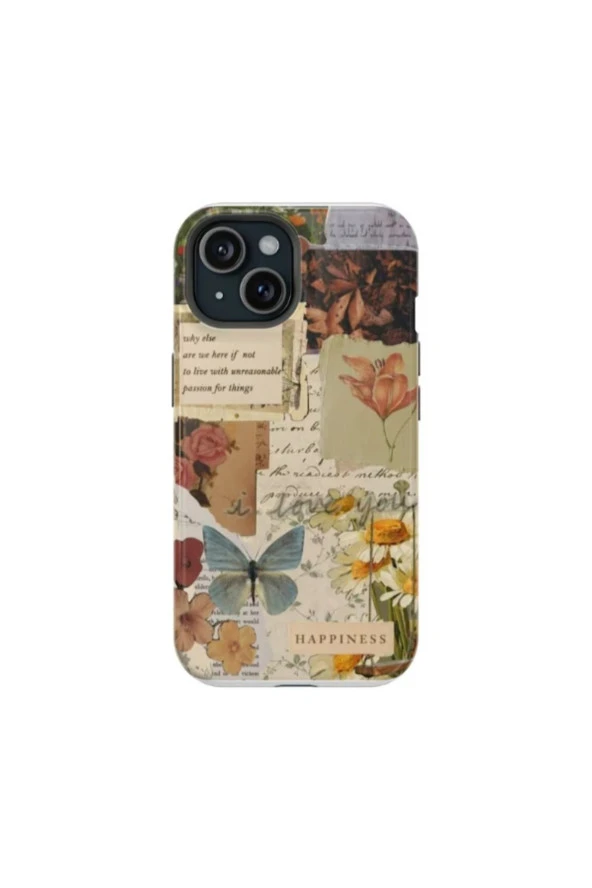 Samsung Galaxy M31s Uyumlu Silikon Kılıf -  Mutluluk Kolaj