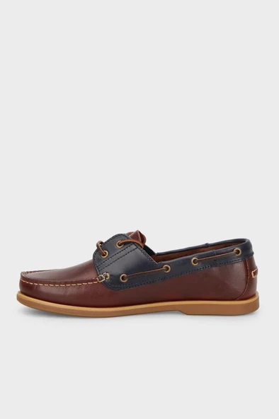 Lumberjack NAVIGATOR 4FX 101533734 Hakiki Deri Erkek Marin Ayakkabı Kahve Laci 40-45 - 2