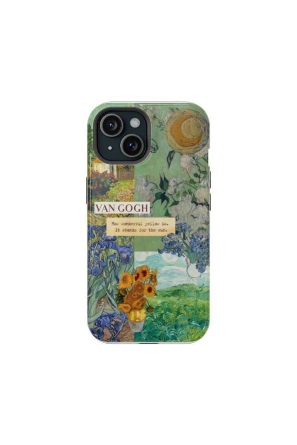 Samsung Galaxy M20 Uyumlu Silikon Kılıf -  Van Gogh