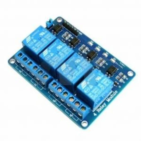 4 Kanal Röle Kartı, 4 Relay Module 5V - 4lü 5V Röle Kartı - 2