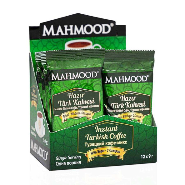 Mahmood Coffee Şekerli Hazır Türk Kahvesi 9 gr x 12 adet - 5