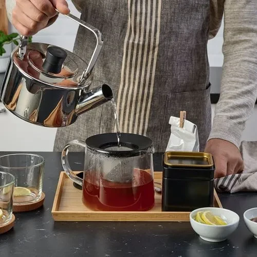 IKEA Rıklıg 1,5 Lt Demlik Çaydanlık Isıya Dayanıklı Cam - 2