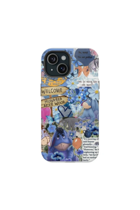 iPhone 14 Plus Uyumlu Silikon Kılıf - Winnie The Pooh 5