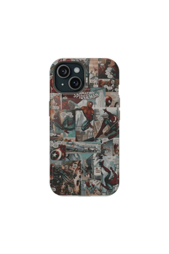 iPhone 7 Uyumlu Silikon Kılıf - Muhteşem Örümcek Adam