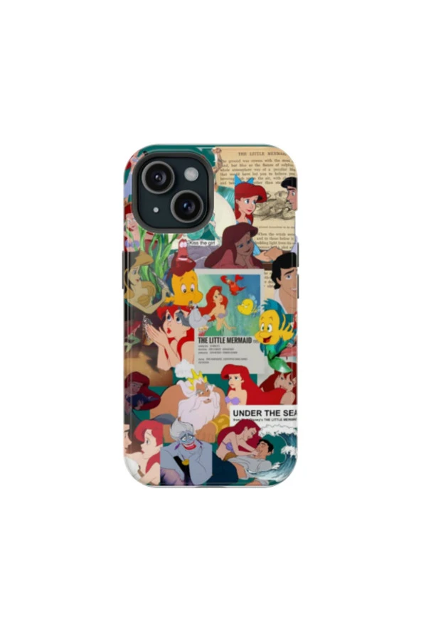 iPhone XS Uyumlu Silikon Kılıf - Little Mermaid