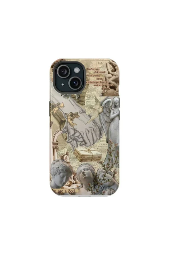 iPhone 14 Plus Uyumlu Silikon Kılıf -Soul Kolaj