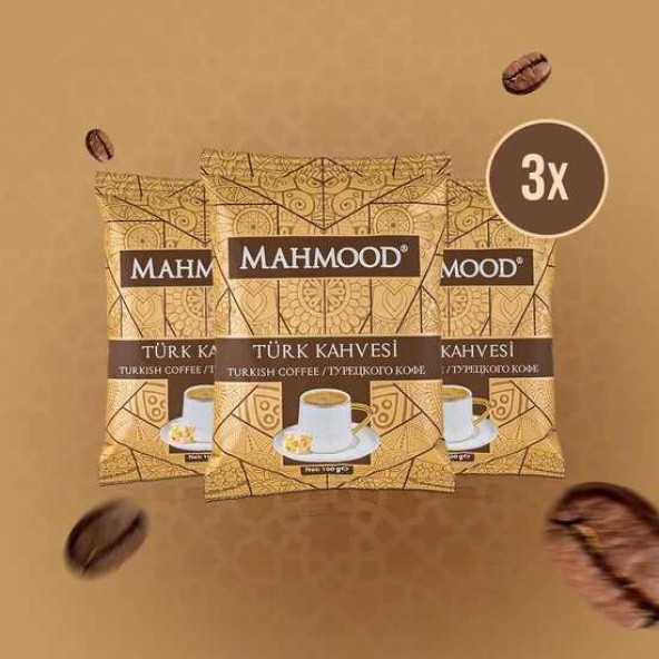 Mahmood Coffee Orta Kavrulmuş Türk Kahvesi 100 gr X 3 Adet - 3