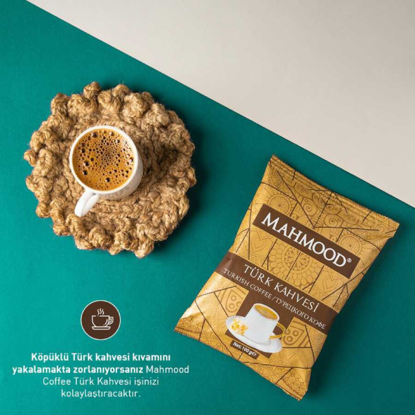 Mahmood Coffee Orta Kavrulmuş Türk Kahvesi 100 gr X 3 Adet - 4