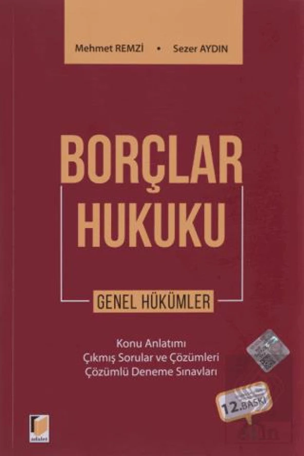 Borçlar Hukuku Genel Hükümler